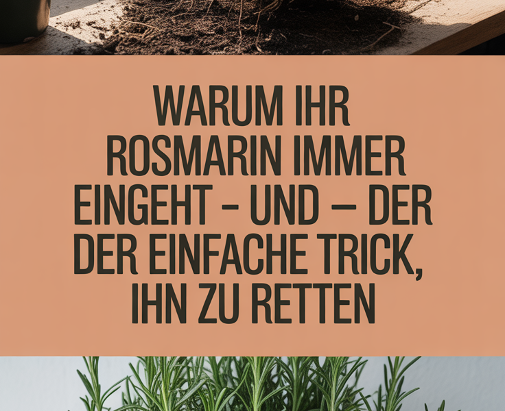 Warum Ihr Rosmarin immer wieder eingeht – und der einfache Trick, ihn zu retten