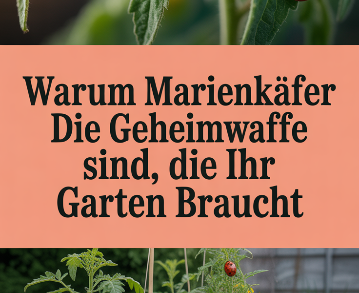 Warum Marienkäfer die Geheimwaffe sind, die Ihr Garten braucht