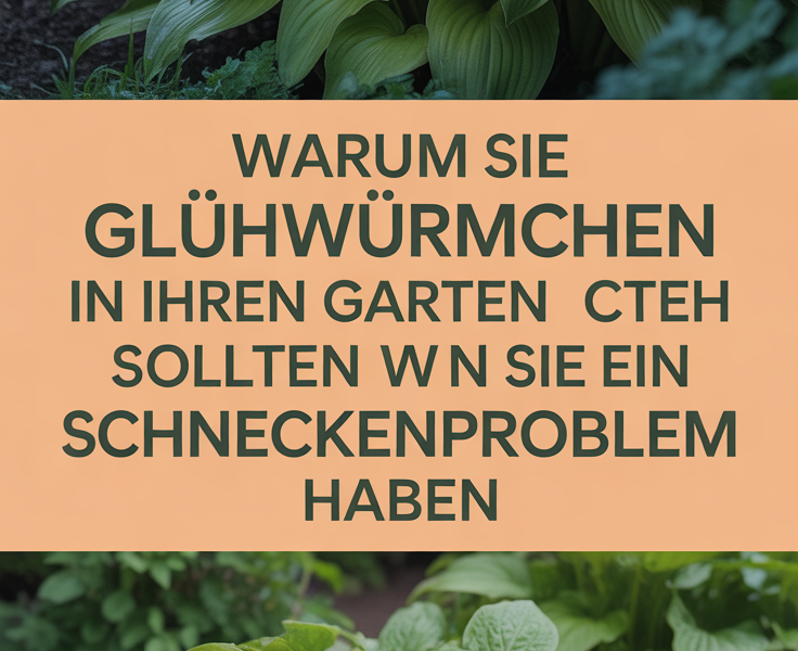 Warum Sie Glühwürmchen in Ihren Garten locken sollten, wenn Sie ein Schneckenproblem haben