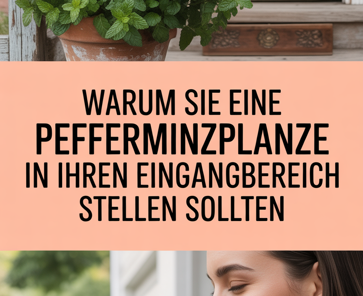 Warum Sie eine Pfefferminzpflanze in Ihren Eingangsbereich stellen sollten