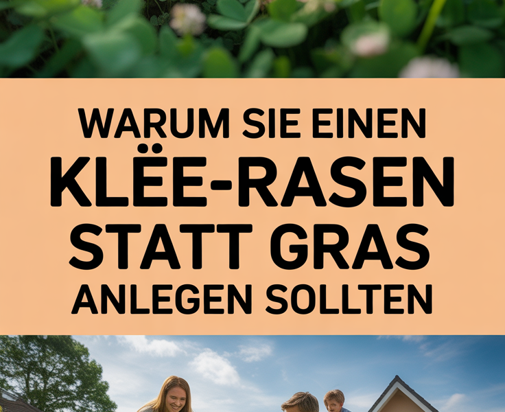 Warum Sie einen Klee-Rasen statt Gras anlegen sollten