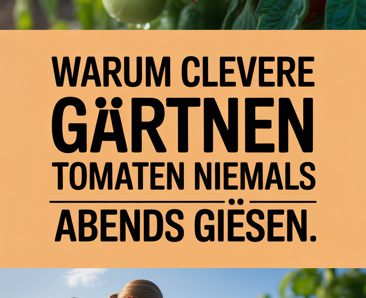 Warum clevere Gärtner Tomaten niemals abends gießen