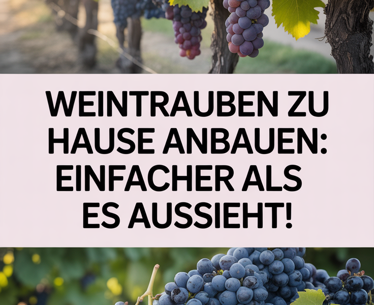 Weintrauben zu Hause anbauen: Einfacher als es aussieht!