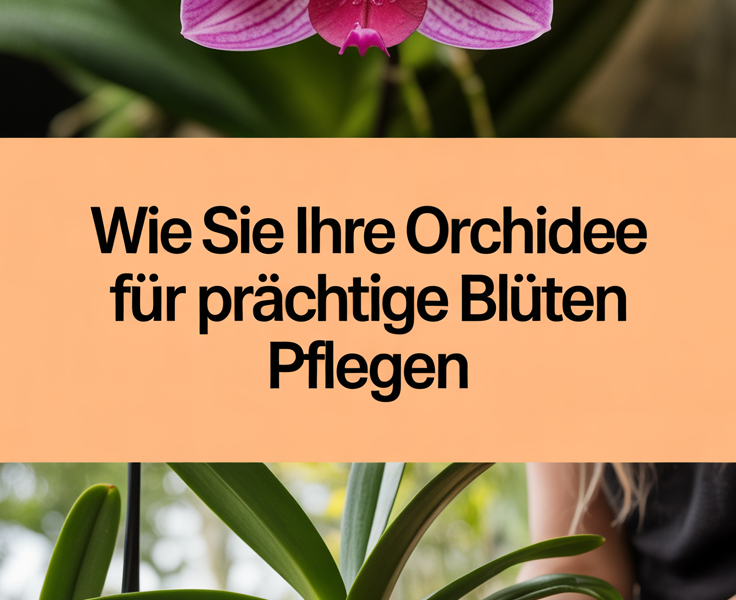 Wie Sie Ihre Orchidee für prächtige Blüten pflegen
