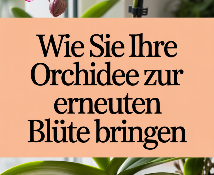 Wie Sie Ihre Orchidee zur erneuten Blüte bringen