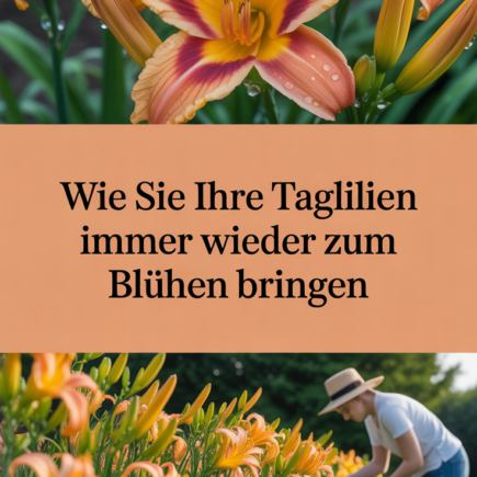 Wie Sie Ihre Taglilien immer wieder zum Blühen bringen