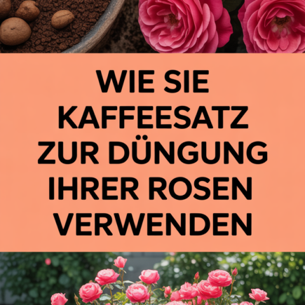 Wie Sie Kaffeesatz zur Düngung Ihrer Rosen verwenden