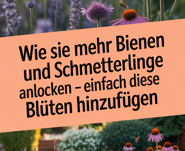 Wie Sie mehr Bienen und Schmetterlinge anlocken – einfach diese Blüten hinzufügen