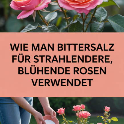 Wie man Bittersalz für strahlendere, blühende Rosen verwendet