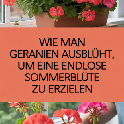 Wie man Geranien ausblüht, um eine endlose Sommerblüte zu erzielen