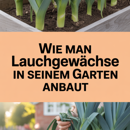Wie man Lauchgewächse in seinem Garten anbaut
