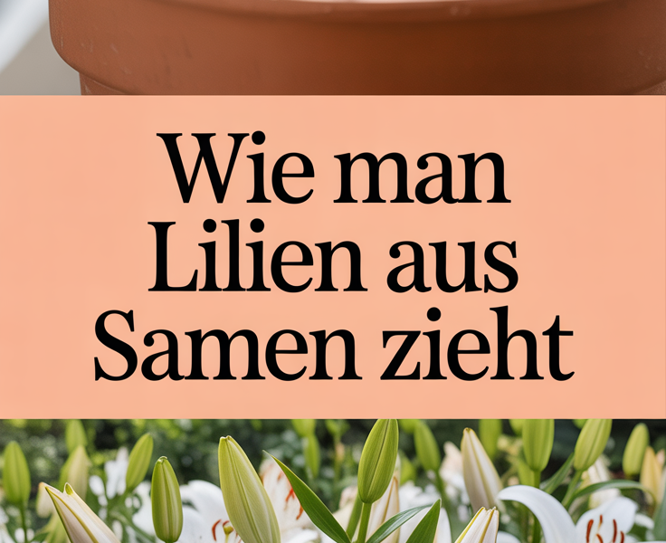 Wie man Lilien aus Samen zieht