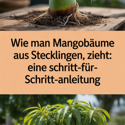 Wie man Mangobäume aus Stecklingen zieht: Eine Schritt-für-Schritt-Anleitung