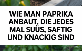 Wie man Paprika anbaut, die jedes Mal süß, saftig und knackig sind