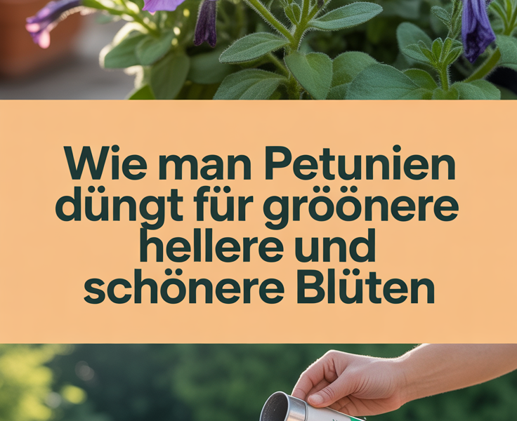 Wie man Petunien düngt für größere, hellere und schönere Blüten