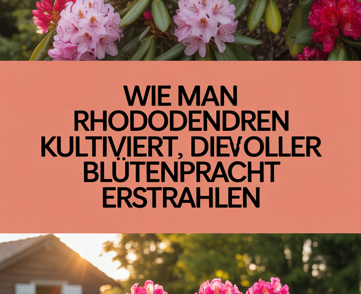 Wie man Rhododendren kultiviert, die voller Blütenpracht erstrahlen