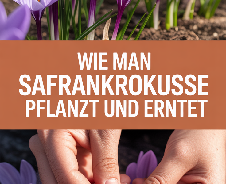 Wie man Safrankrokusse pflanzt und erntet
