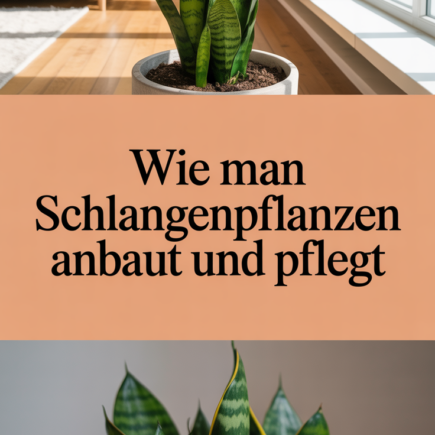 Wie man Schlangenpflanzen anbaut und pflegt