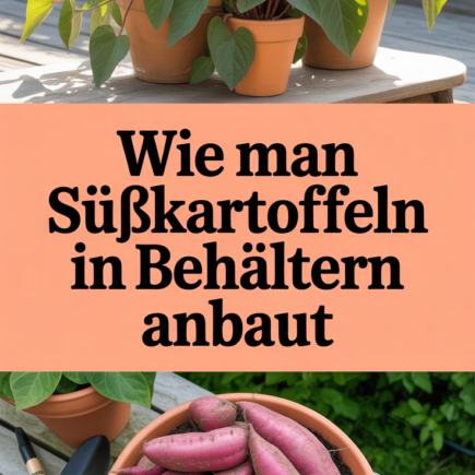 Wie man Süßkartoffeln in Behältern anbaut
