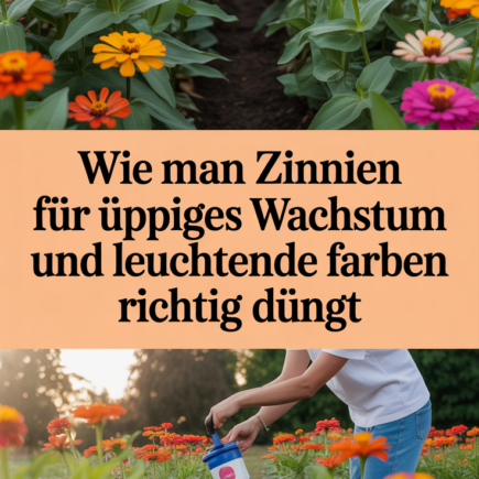 Wie man Zinnien für üppiges Wachstum und leuchtende Farben richtig düngt