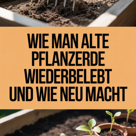 Wie man alte Pflanzerde wiederbelebt und wie neu macht