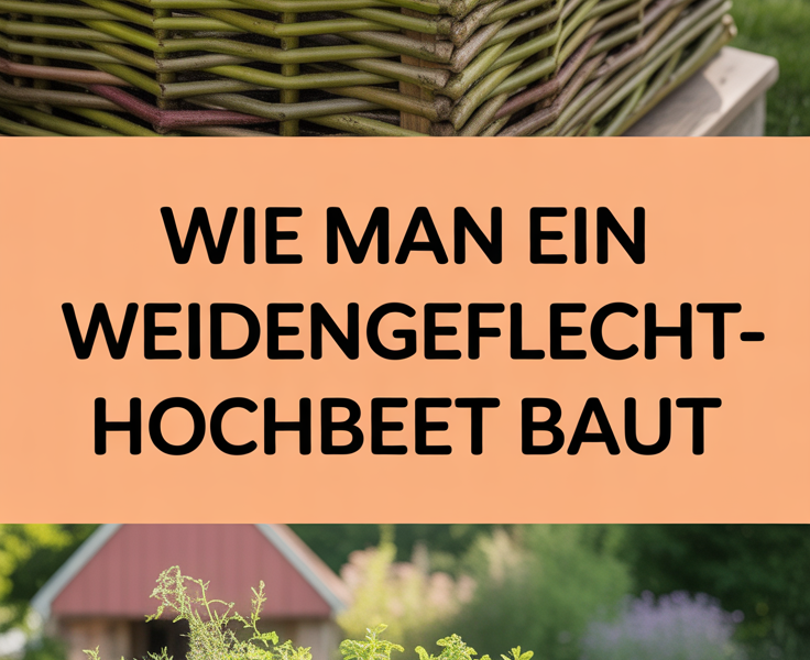 Wie man ein Weidengeflecht-Hochbeet baut