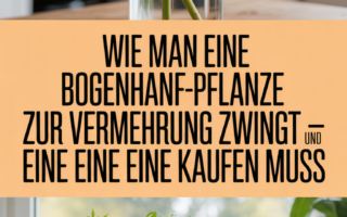 Wie man eine Bogenhanf-Pflanze zur Vermehrung zwingt – und nie wieder eine kaufen muss