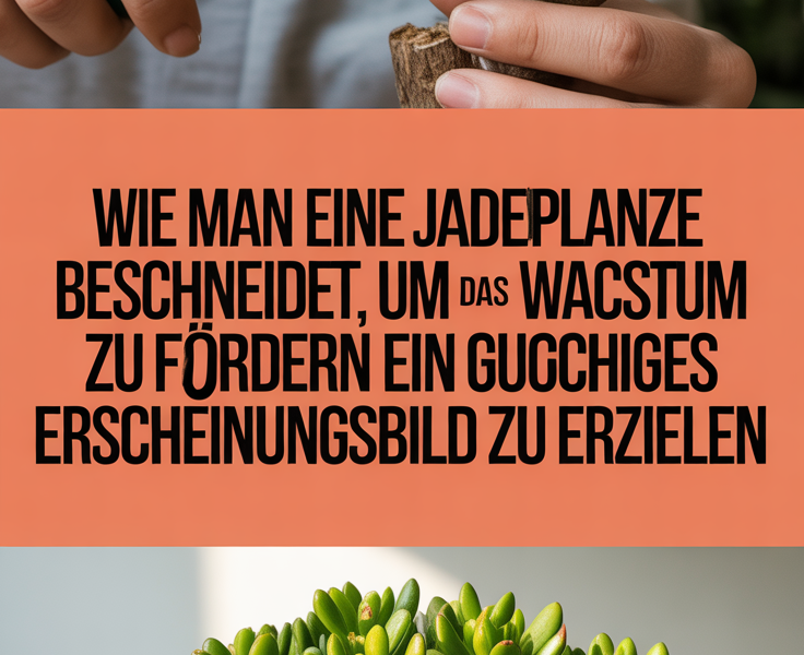 Wie man eine Jadepflanze beschneidet, um das Wachstum zu fördern und ein großes, buschiges Erscheinungsbild zu erzielen