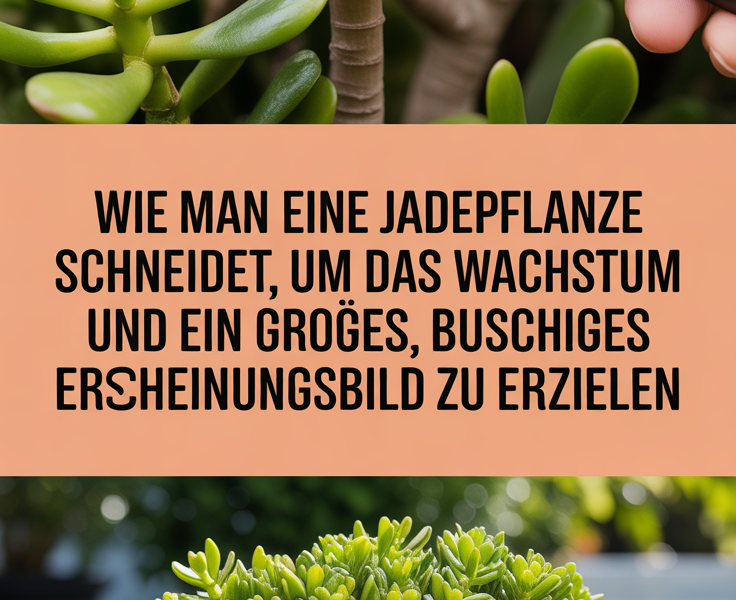 Wie man eine Jadepflanze schneidet, um das Wachstum zu fördern und ein großes, buschiges Erscheinungsbild zu erzielen