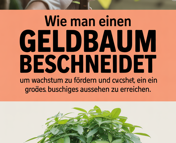 Wie man einen Geldbaum richtig beschneidet, um Wachstum zu fördern und ein großes, buschiges Aussehen zu erreichen