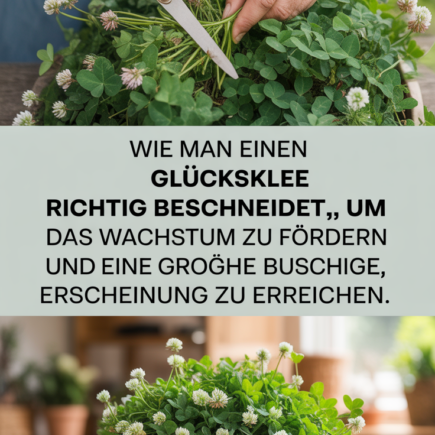 Wie man einen Glücksklee richtig beschneidet, um das Wachstum zu fördern und eine große, buschige Erscheinung zu erreichen