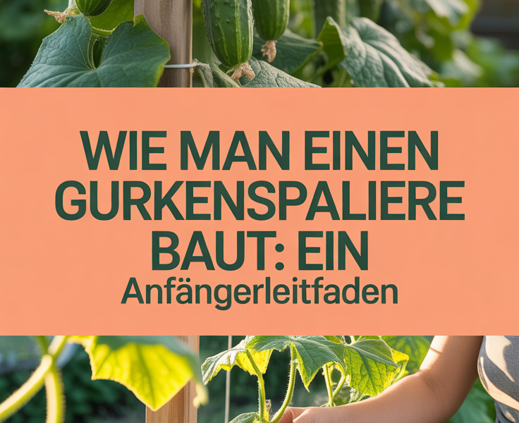 Wie man einen Gurkenspaliere baut: Ein Anfängerleitfaden
