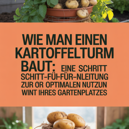 Wie man einen Kartoffelturm baut: Eine Schritt-für-Schritt-Anleitung zur optimalen Nutzung Ihres Gartenplatzes