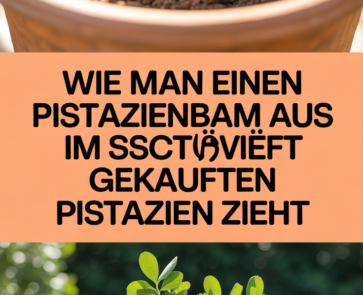 Wie man einen Pistazienbaum aus im Geschäft gekauften Pistazien zieht