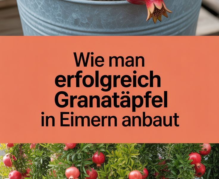 Wie man erfolgreich Granatäpfel in Eimern anbaut