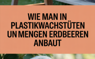 Wie man in Plastikwachstüten Unmengen Erdbeeren anbaut