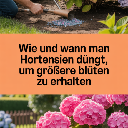 Wie und wann man Hortensien düngt, um größere Blüten zu erhalten