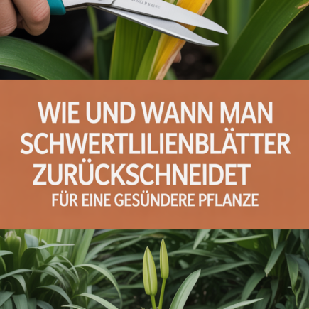 Wie und wann man Schwertlilienblätter zurückschneidet für eine gesündere Pflanze