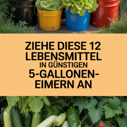 Ziehe diese 12 Lebensmittel in günstigen 5-Gallonen-Eimern an