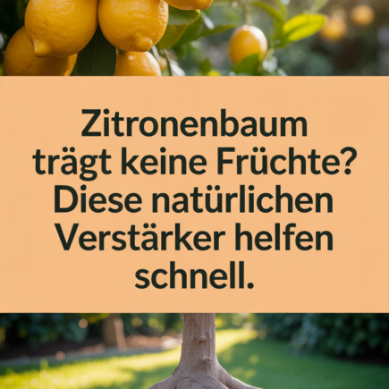 Zitronenbaum trägt keine Früchte? Diese natürlichen Verstärker helfen schnell.