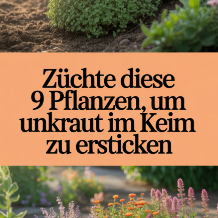 Züchte diese 9 Pflanzen, um Unkraut im Keim zu ersticken