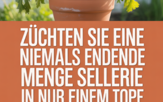 Züchten Sie eine niemals endende Menge Sellerie in nur einem Topf